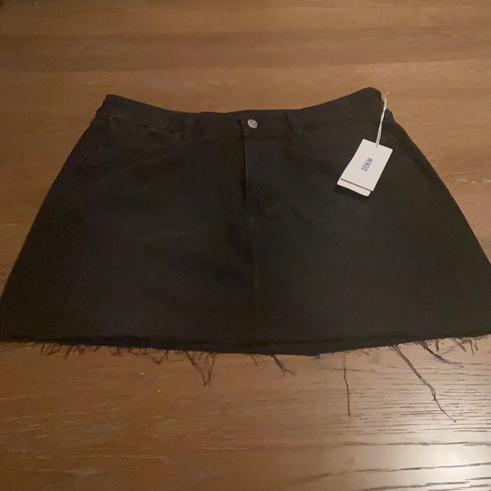 Black denim shirt H&M